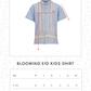 Blooming Eid Kids Shirt - Blue Bell