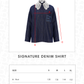Signature Denim Shirt - Blue