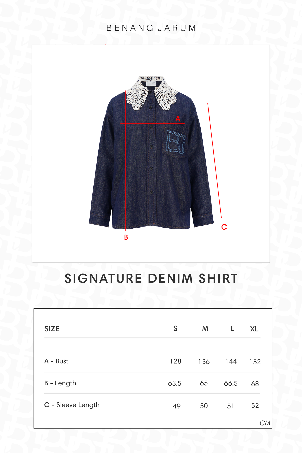 Signature Denim Shirt - Blue