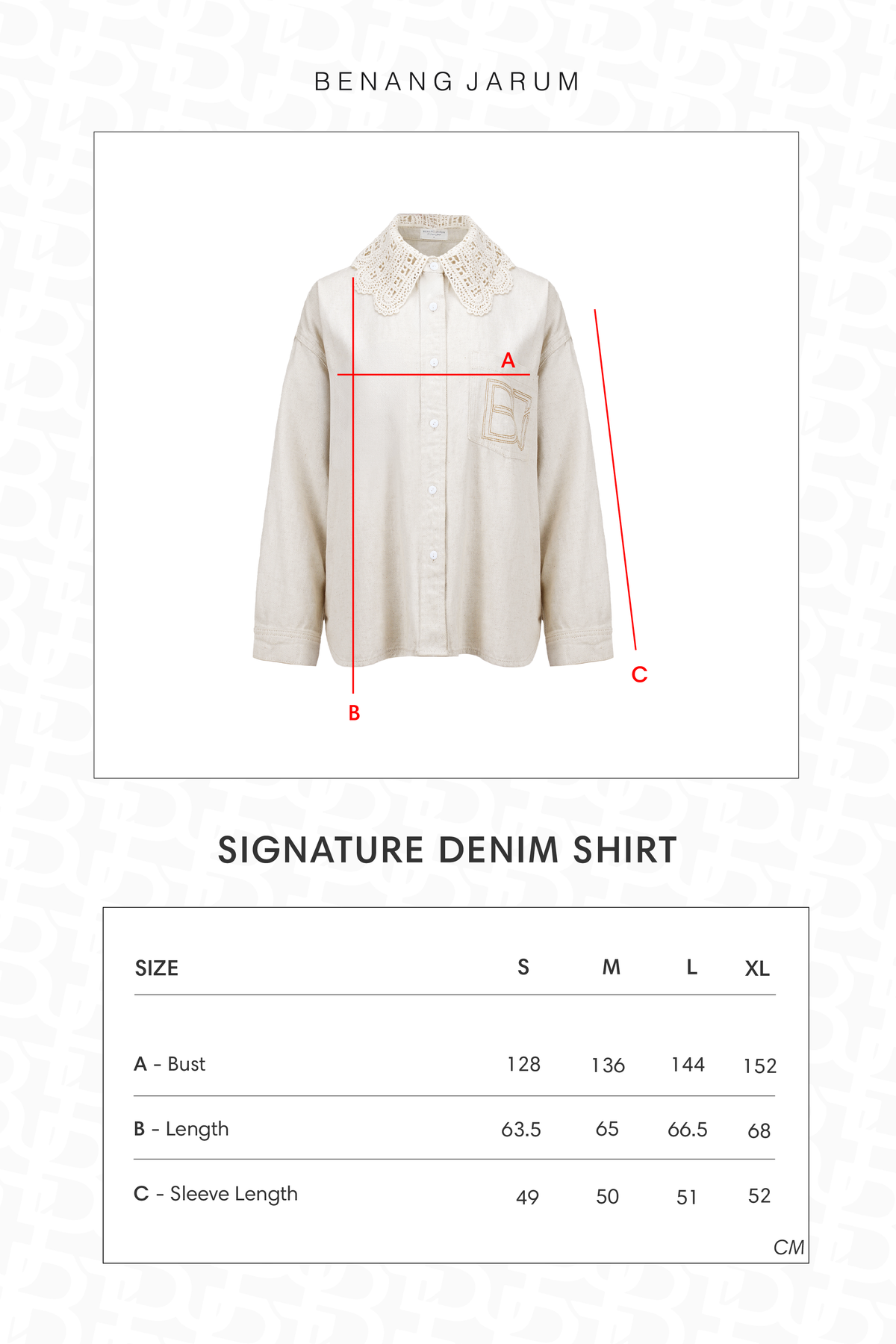 Signature Denim Shirt - White