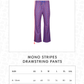 Mono Stripes Drawstring Pants - Riviera