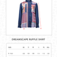 Dreamscape Ruffle Shirt - Malibu