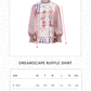 Dreamscape Ruffle Shirt - Riviera