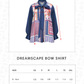 Dreamscape Bow Shirt - Malibu