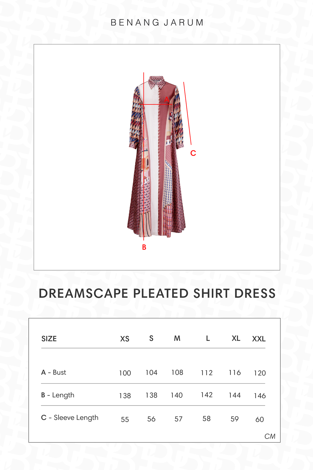 Dreamscape Pleated Shirt Dress - Monaco