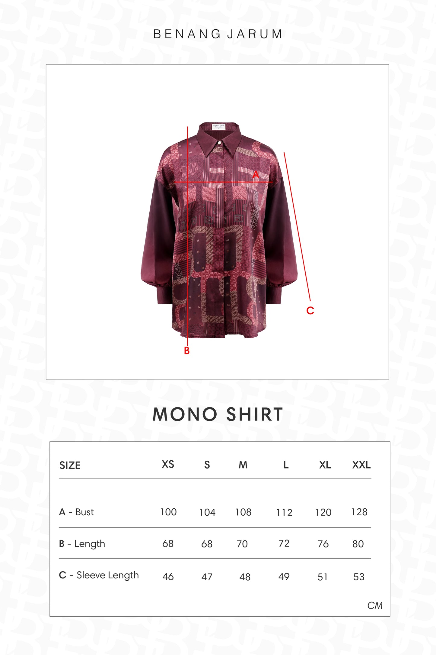 Mono Shirt - Berry