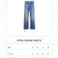 Kyra Denim Pants - Light Blue