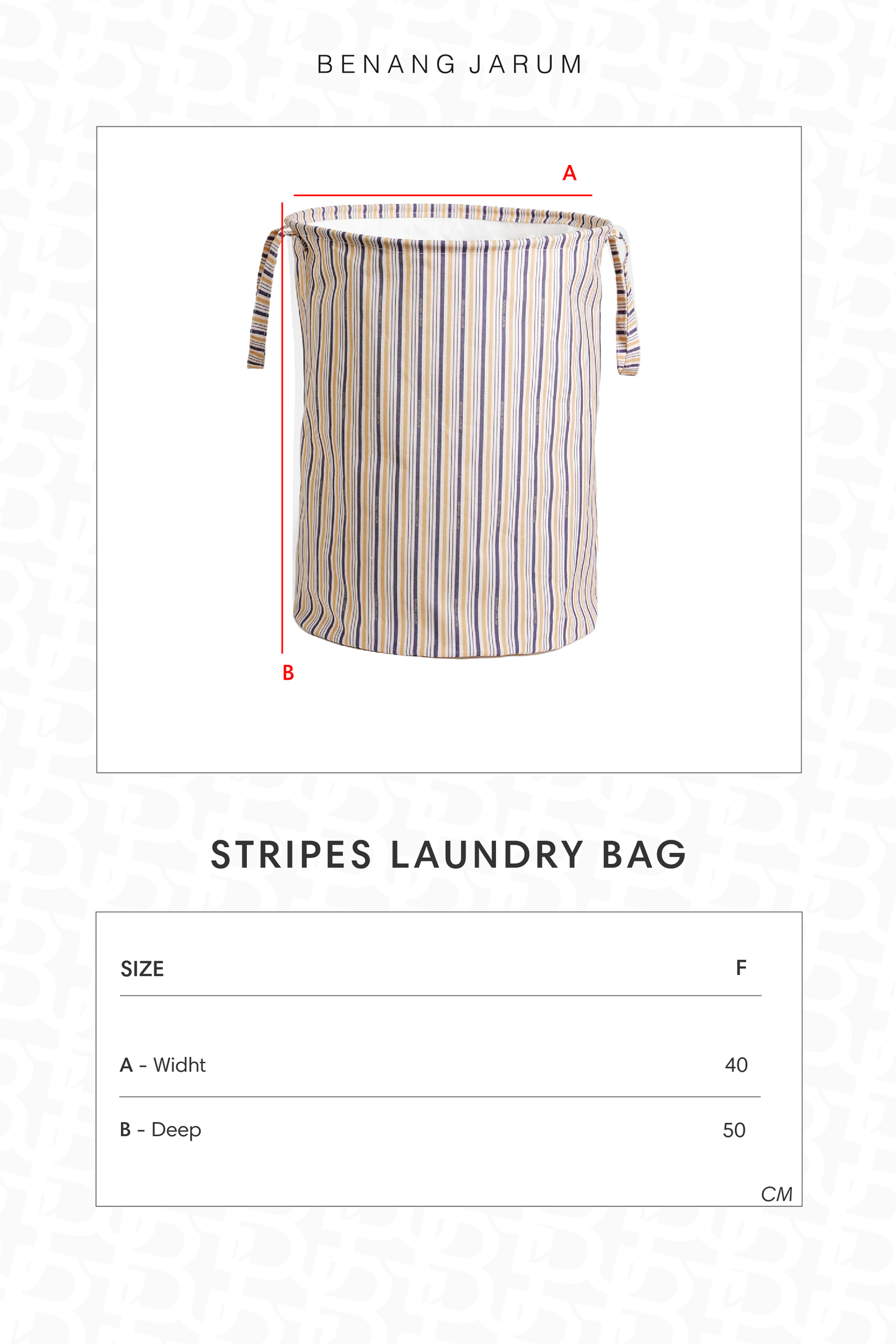 Stripes Laundry Bag