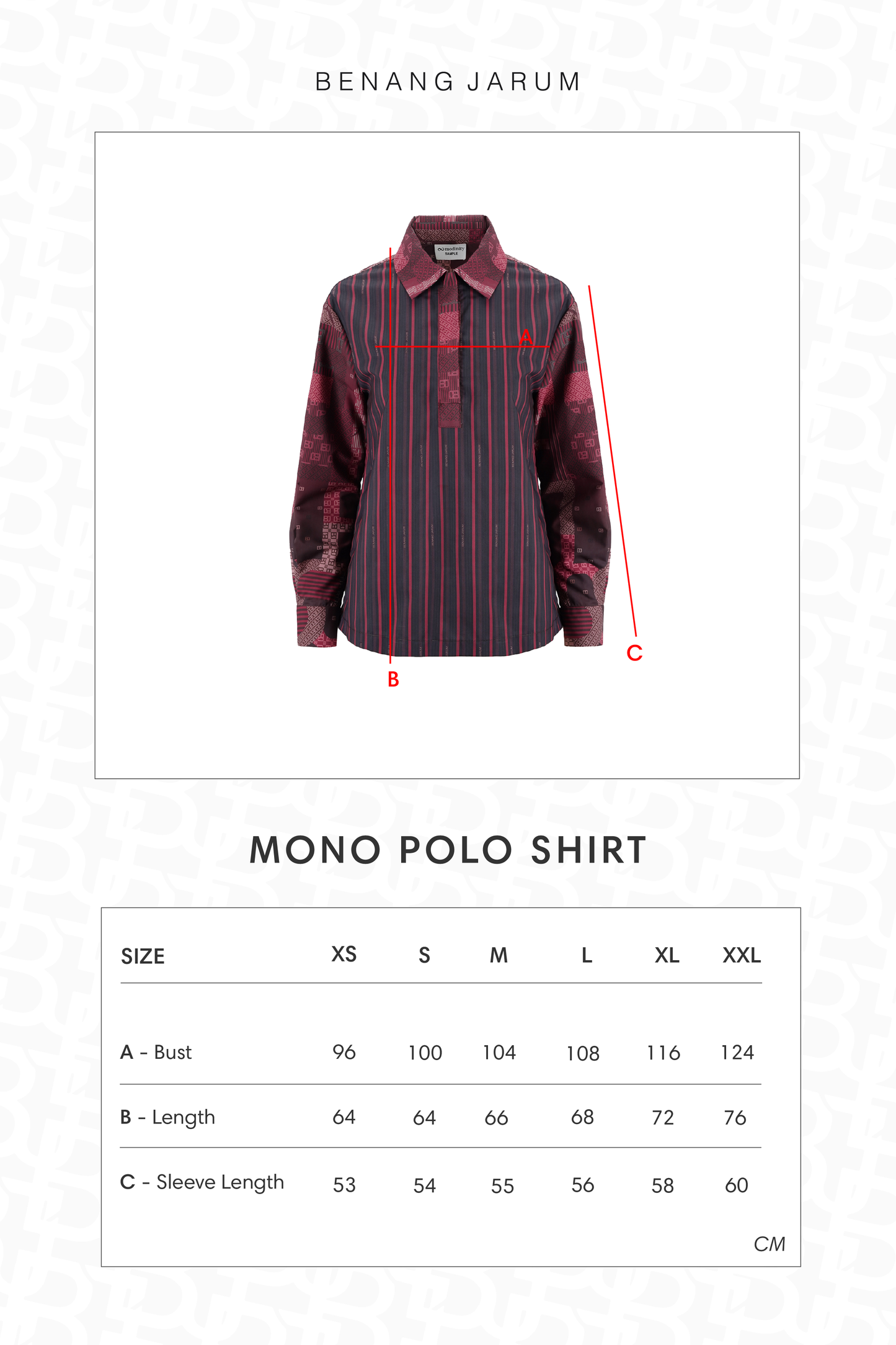 Monogram Polo Shirt - Berry