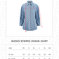 Mono Stripes Denim Shirt - Timeless Blue