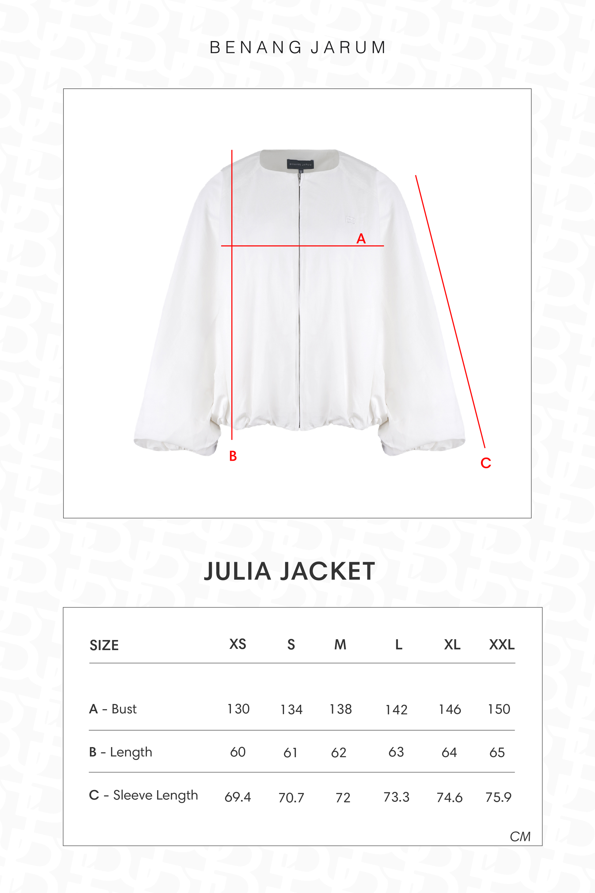 Julia Jacket - White – Benang Jarum