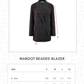 Margot Beaded Blazer - Black