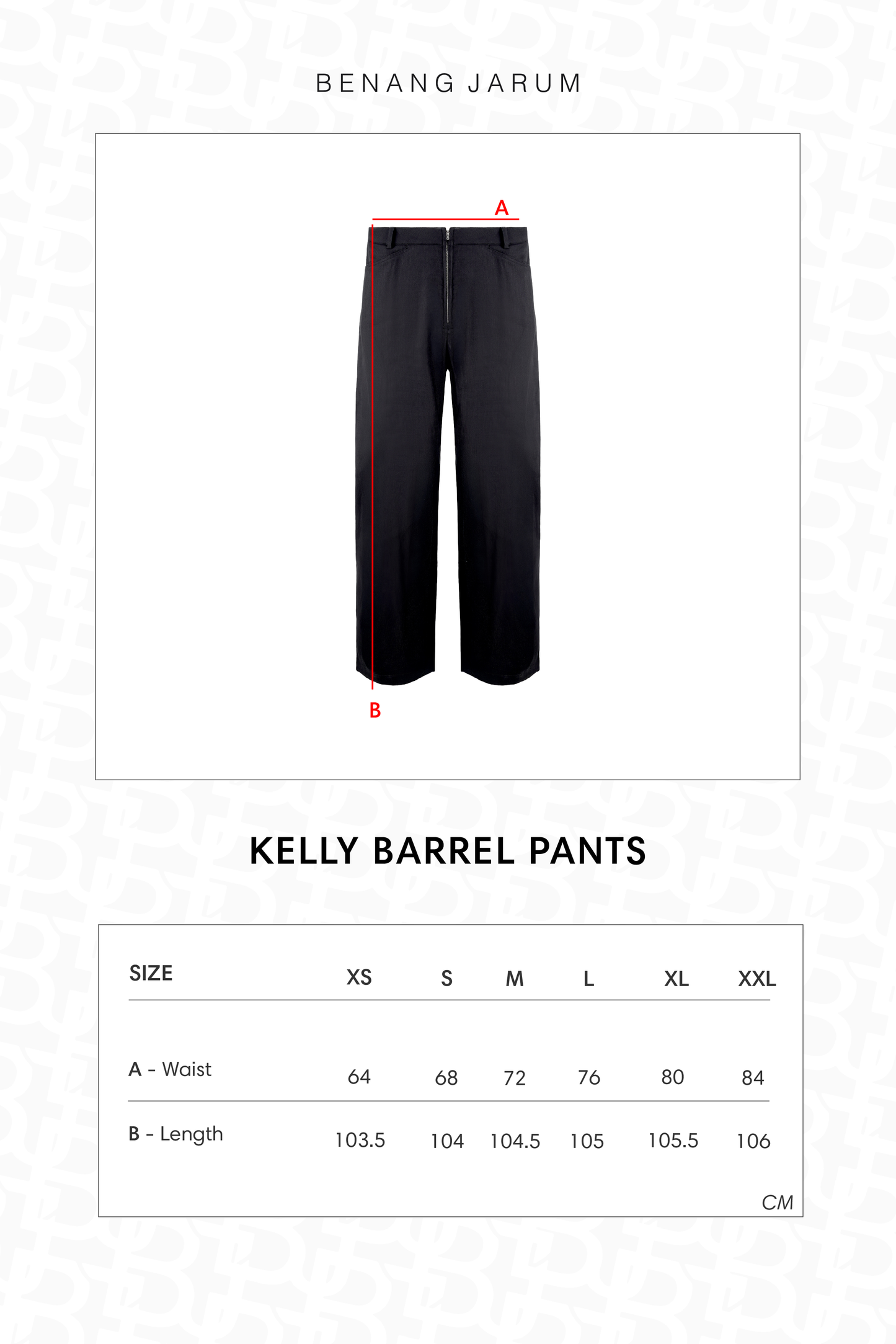 Kelly Barrel Pants - Black