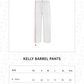 Kelly Barrel Pants - White