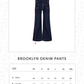 Brooklyn Denim Pants - Navy
