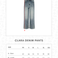 Clara Denim Pants - Rose Denim