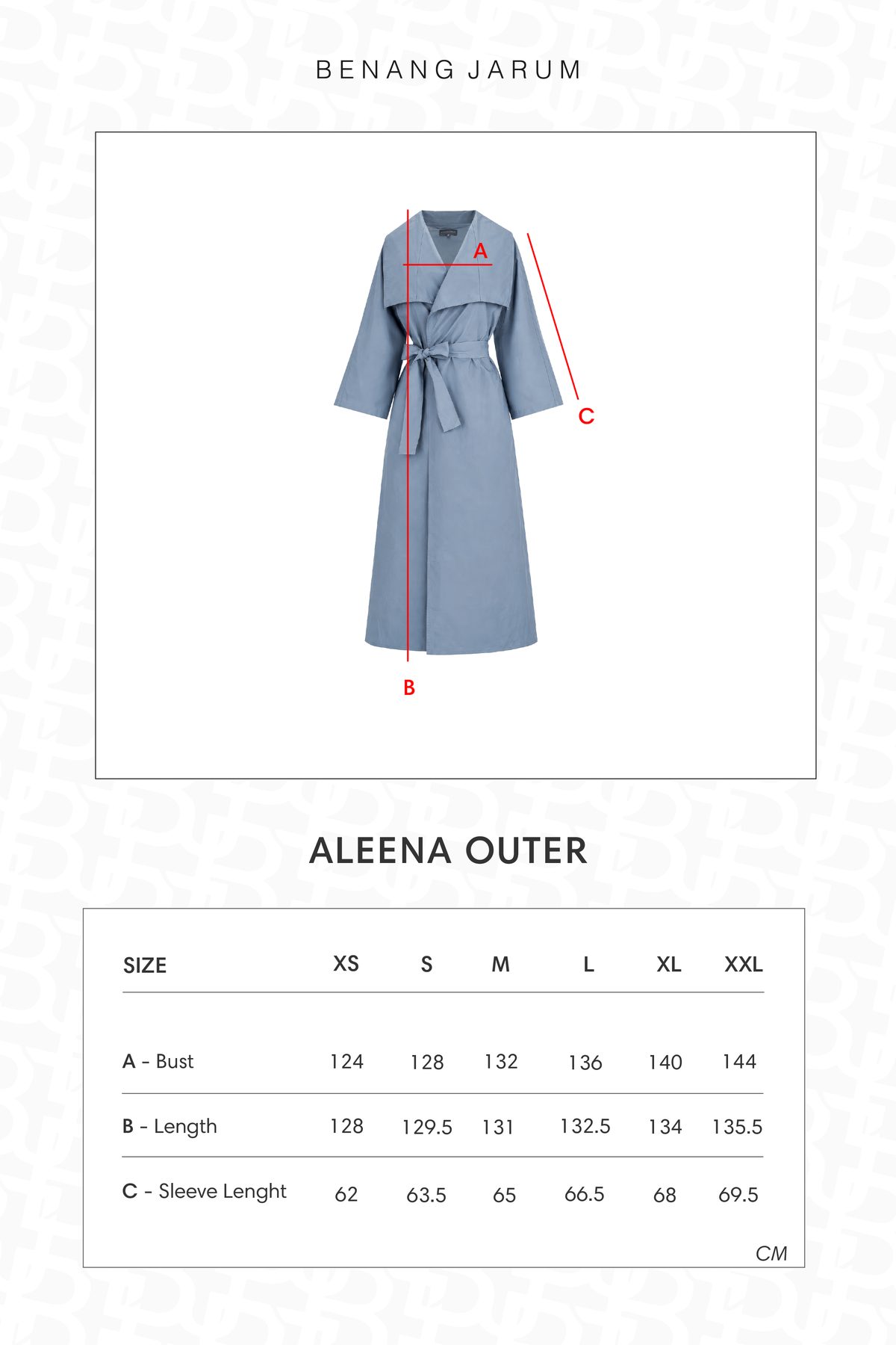 Aleena Outer - Denim Blue