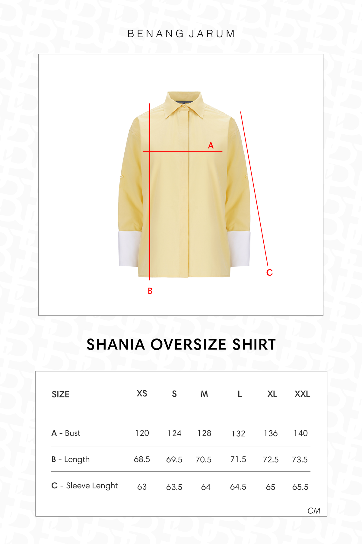 Shania Oversize Shirt - Yellow