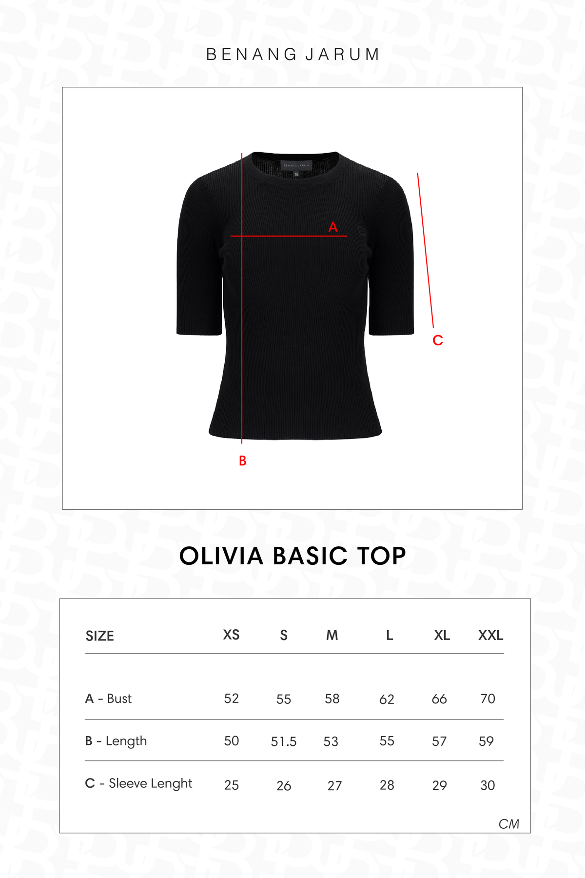 Olivia Basic Top - Black