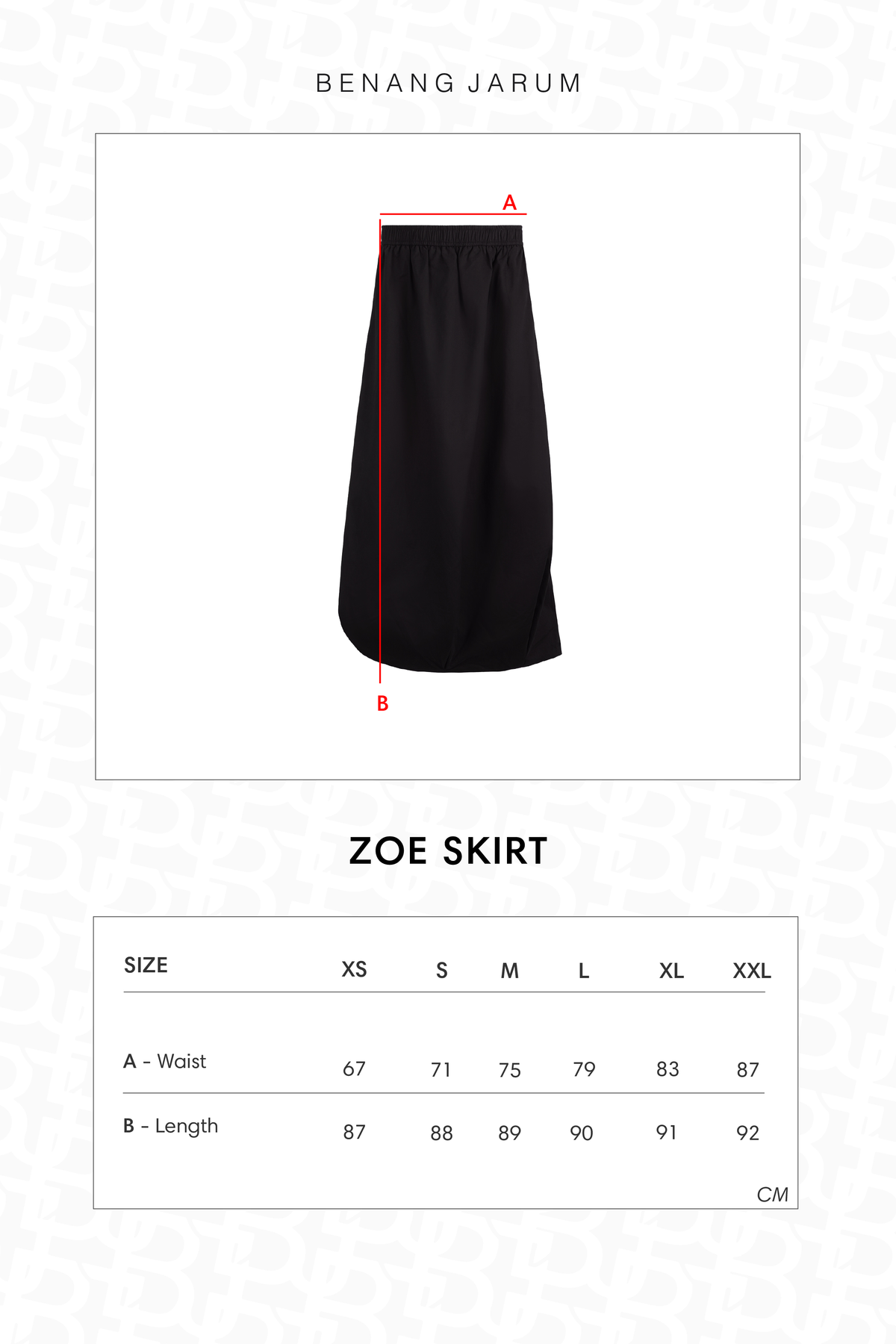 Zoe Skirt - Black