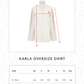 Karla Oversize Shirt - Beige