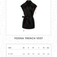Yoona Trench Vest - Black