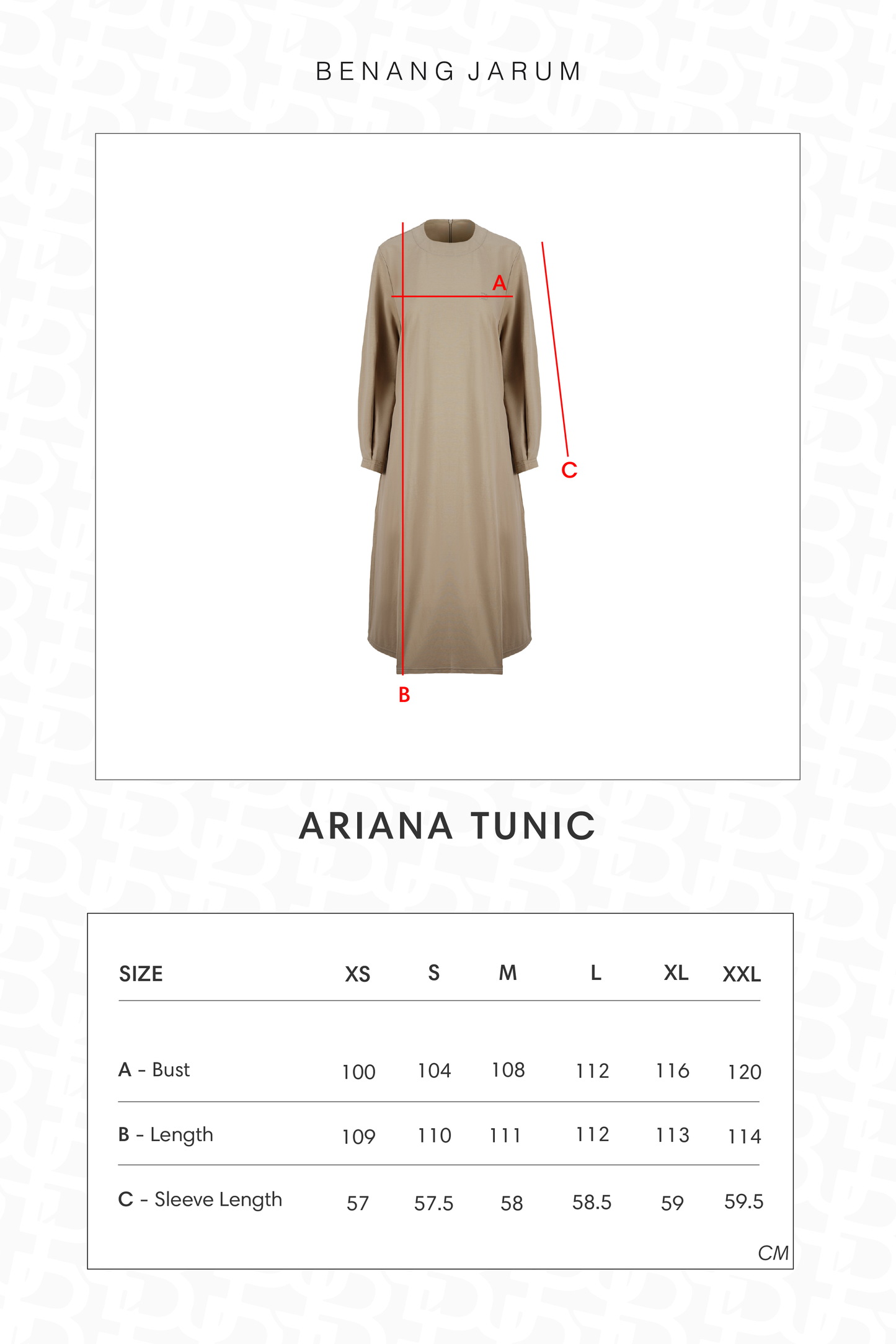 Ariana Tunic - Khaki