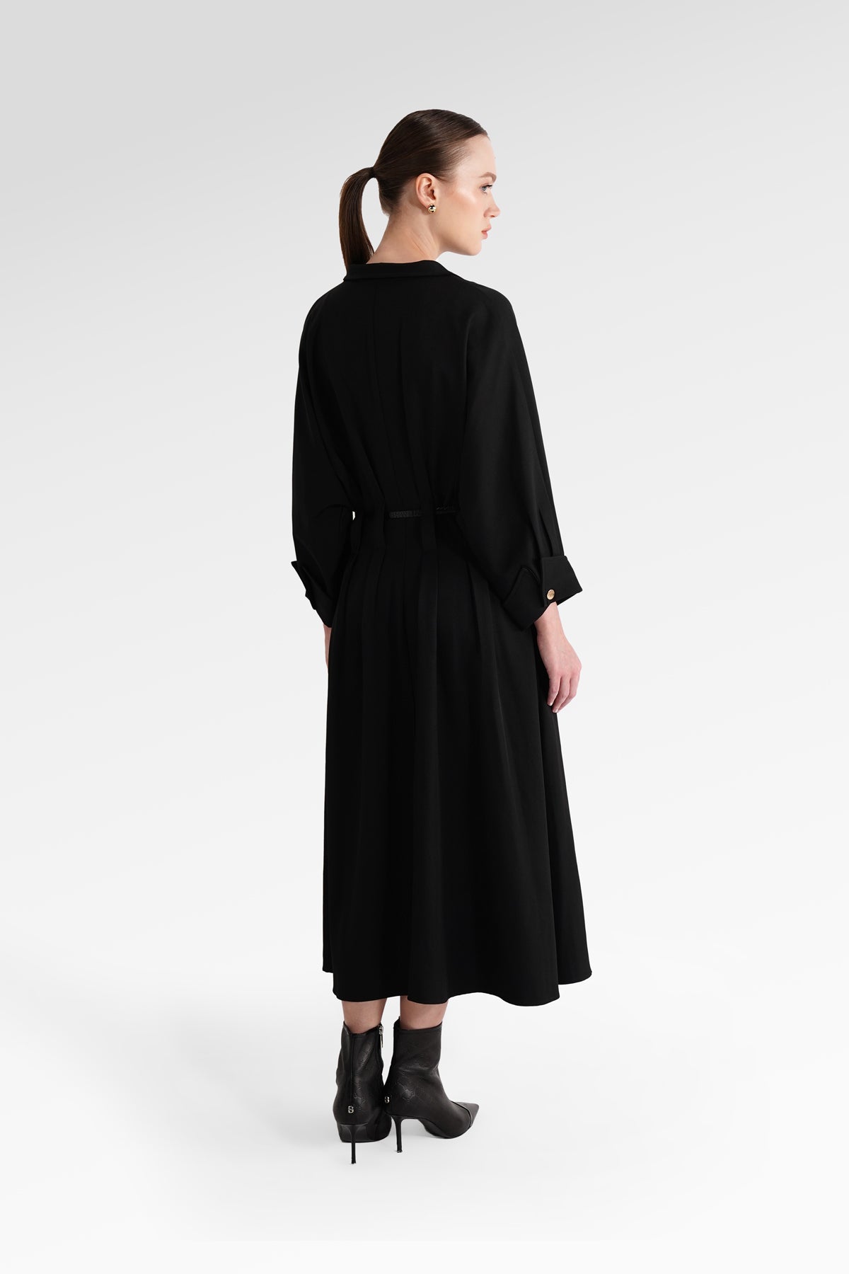 Sophia Pleated Midi Dress