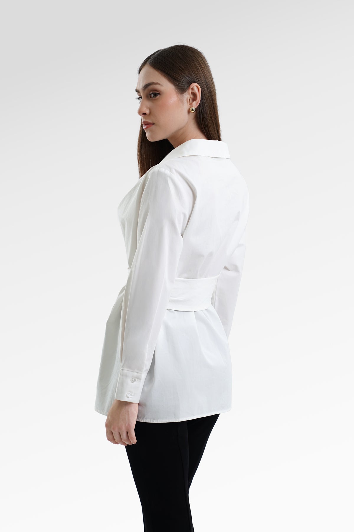 Stella Wrap Shirt - White