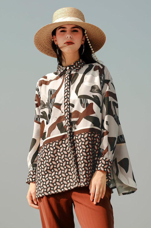 Sun-Kissed Pleated Dress - Mocca