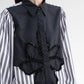 The Monogram Embroidery Beads Shirt - Black Choco