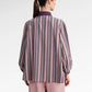 The Monogram Embroidery Beads Shirt - Purple