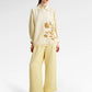 The Monogram Embroidery Blouse - Yuzu