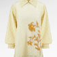 The Monogram Embroidery Blouse - Yuzu