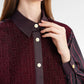 The Monogram Lace Outer - Berry