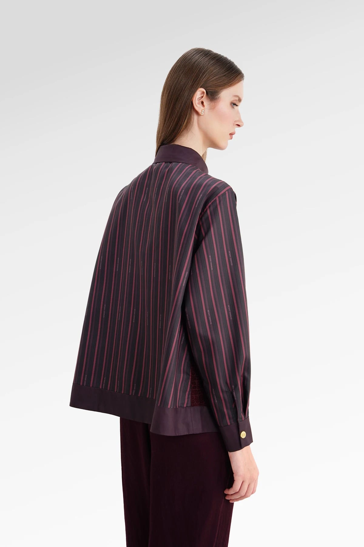 The Monogram Lace Outer - Berry