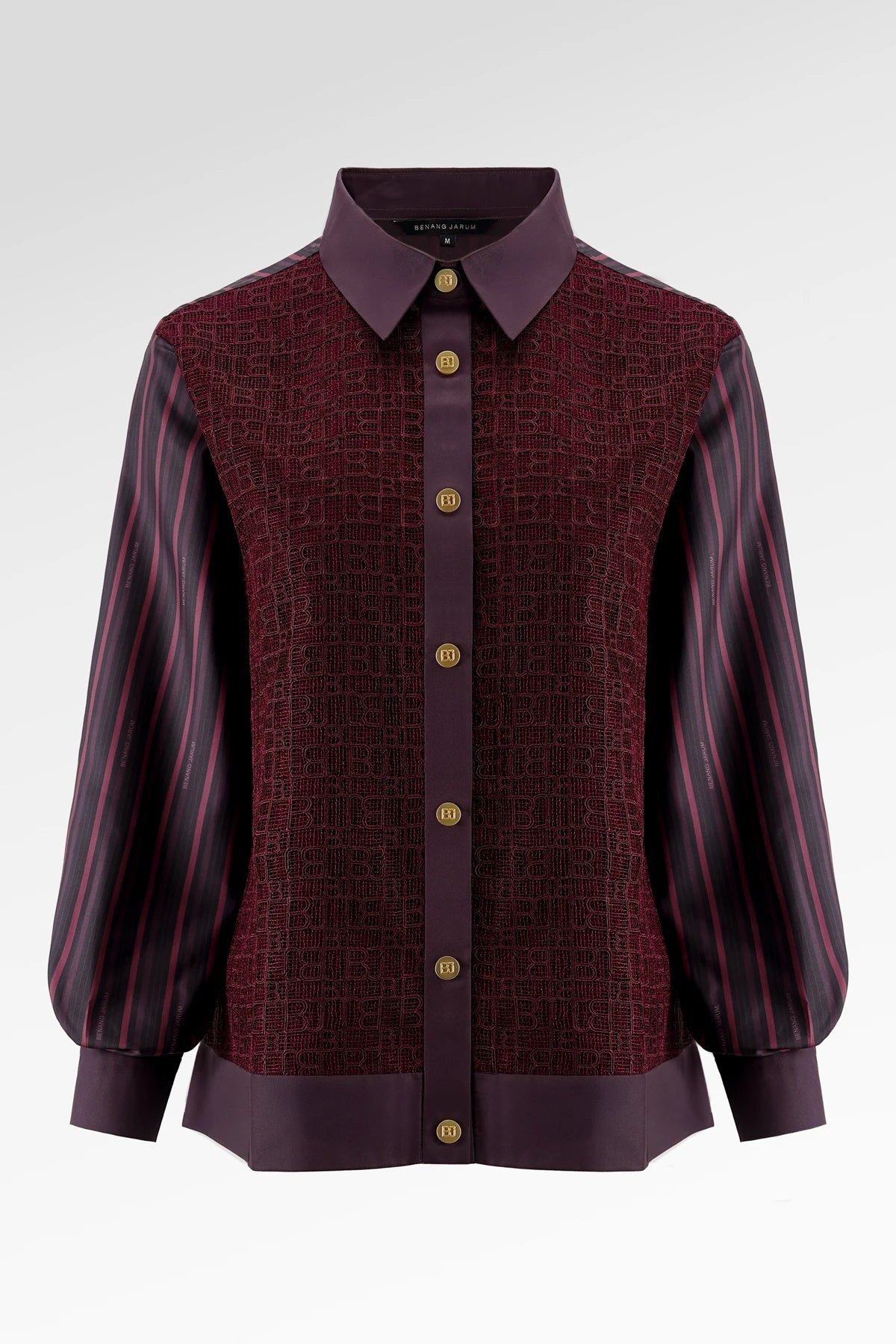 The Monogram Lace Outer - Berry