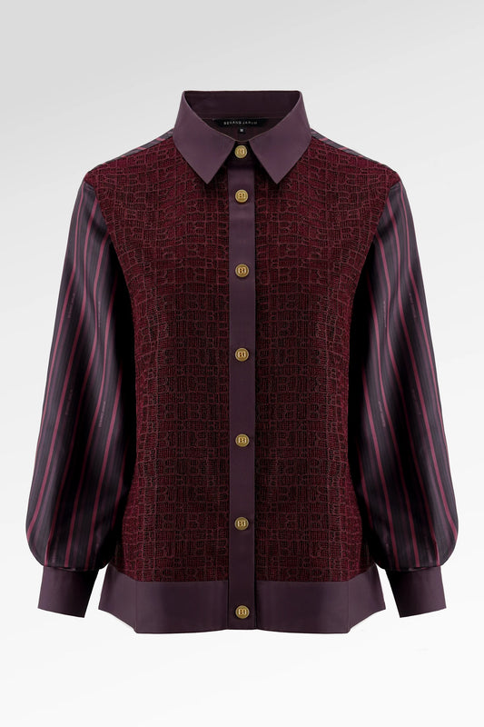 The Monogram Lace Outer - Berry