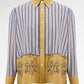 The Monogram Velvet Shirt - Yuzu