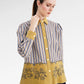 The Monogram Velvet Shirt - Yuzu
