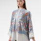 The Regal Batwing Blouse - Ciel