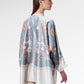 The Regal Batwing Blouse - Ciel