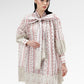The Regal Bow Embroidery Blouse - Sungold