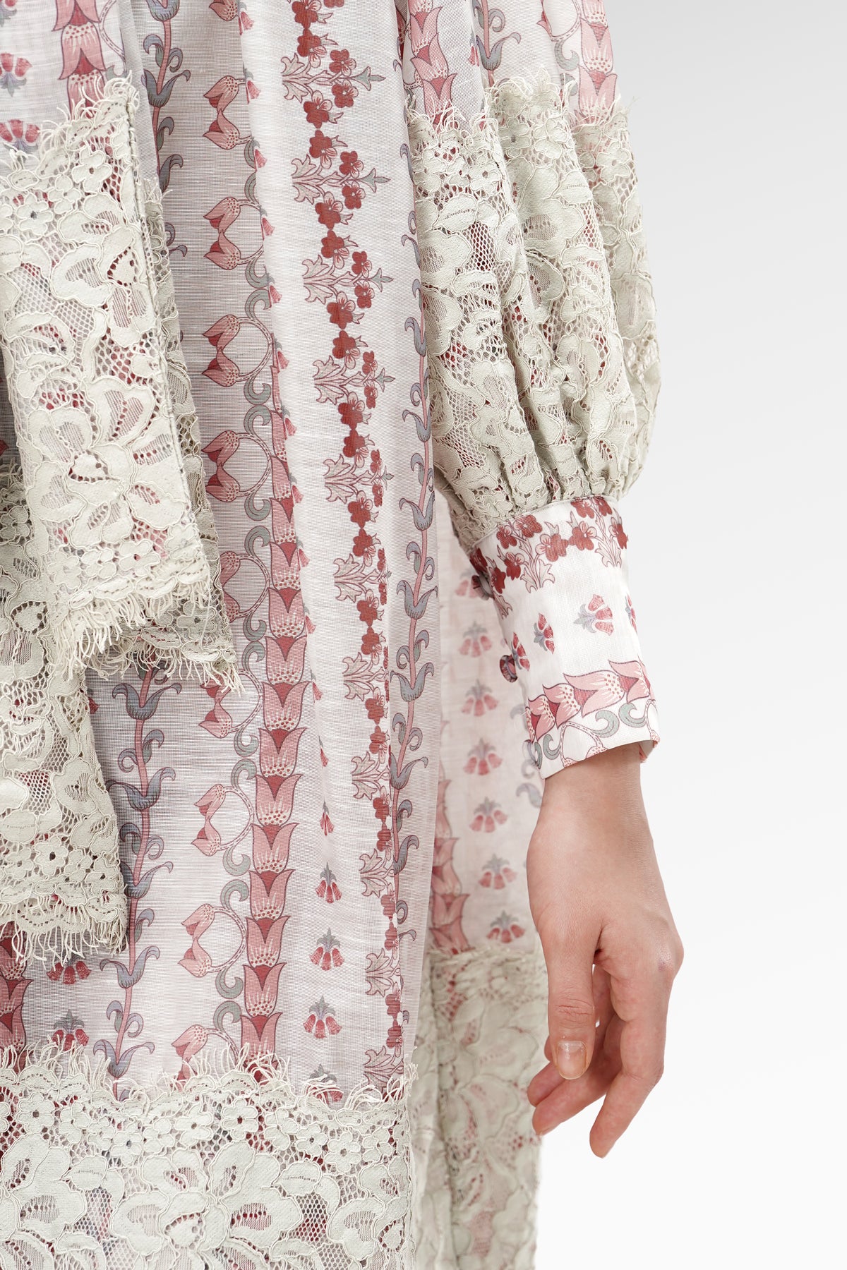The Regal Bow Embroidery Blouse - Sungold