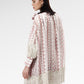 The Regal Bow Embroidery Blouse - Sungold