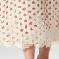The Regal Embroidery Lace Skirt - Sungold