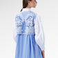 The Regal Embroidery Tunic - Ciel
