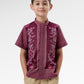The Regal Kids Men Shirt - Burgundy