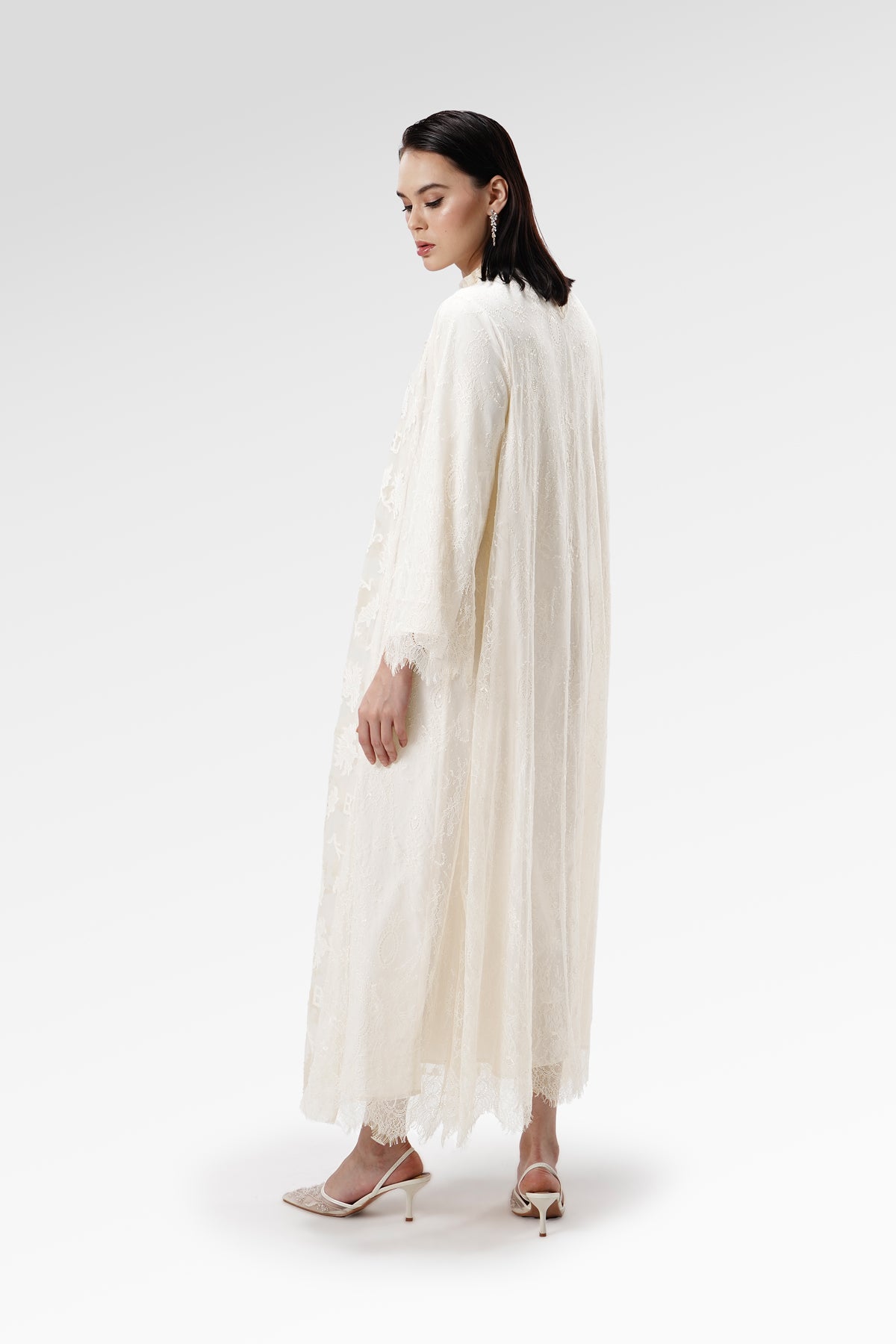 The Regal Lace Dress - Sungold