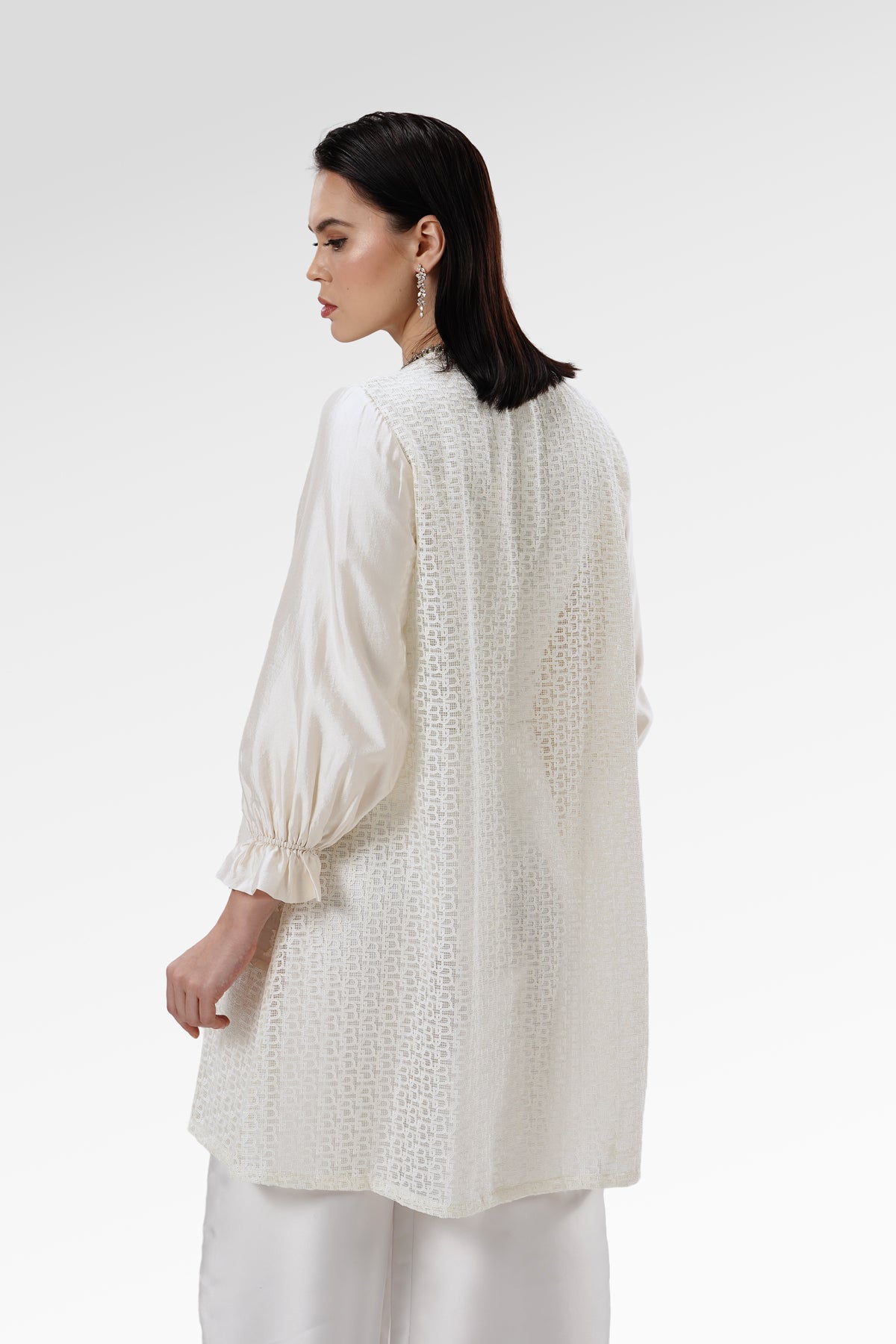 The Regal Lace Tunic - Sungold